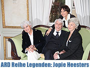 Die Legende lebt: Johannes "Jopie" Heester präsentierte die ARD Dokumentation "Legenden" im Bayerischen Hof (Foto. MartiN Schmitz)